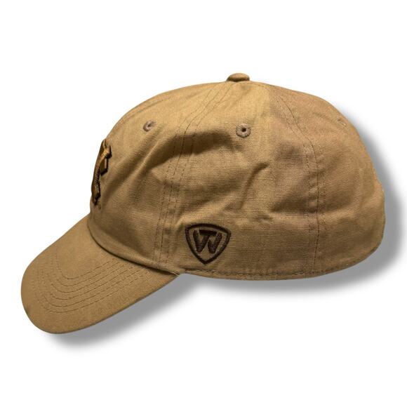 Top of the World UNC North Carolina Adjustable Baseball Cap Rameses Brown OS - Picture 6 of 9